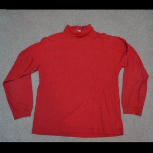 Boys' red turtleneck